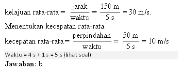 Contoh Soal Kelajuan Dan Kecepatan