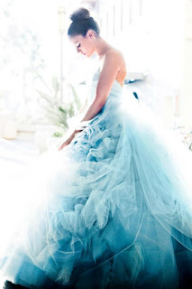 Seductive with blue wedding dresses