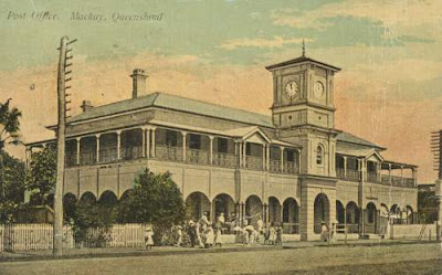 The Mackay Post Office on River Street built in 1883. 