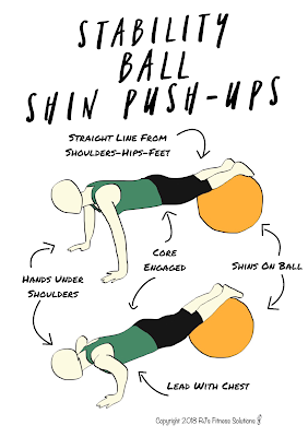 How To Do a Stability Ball Shin Push-up