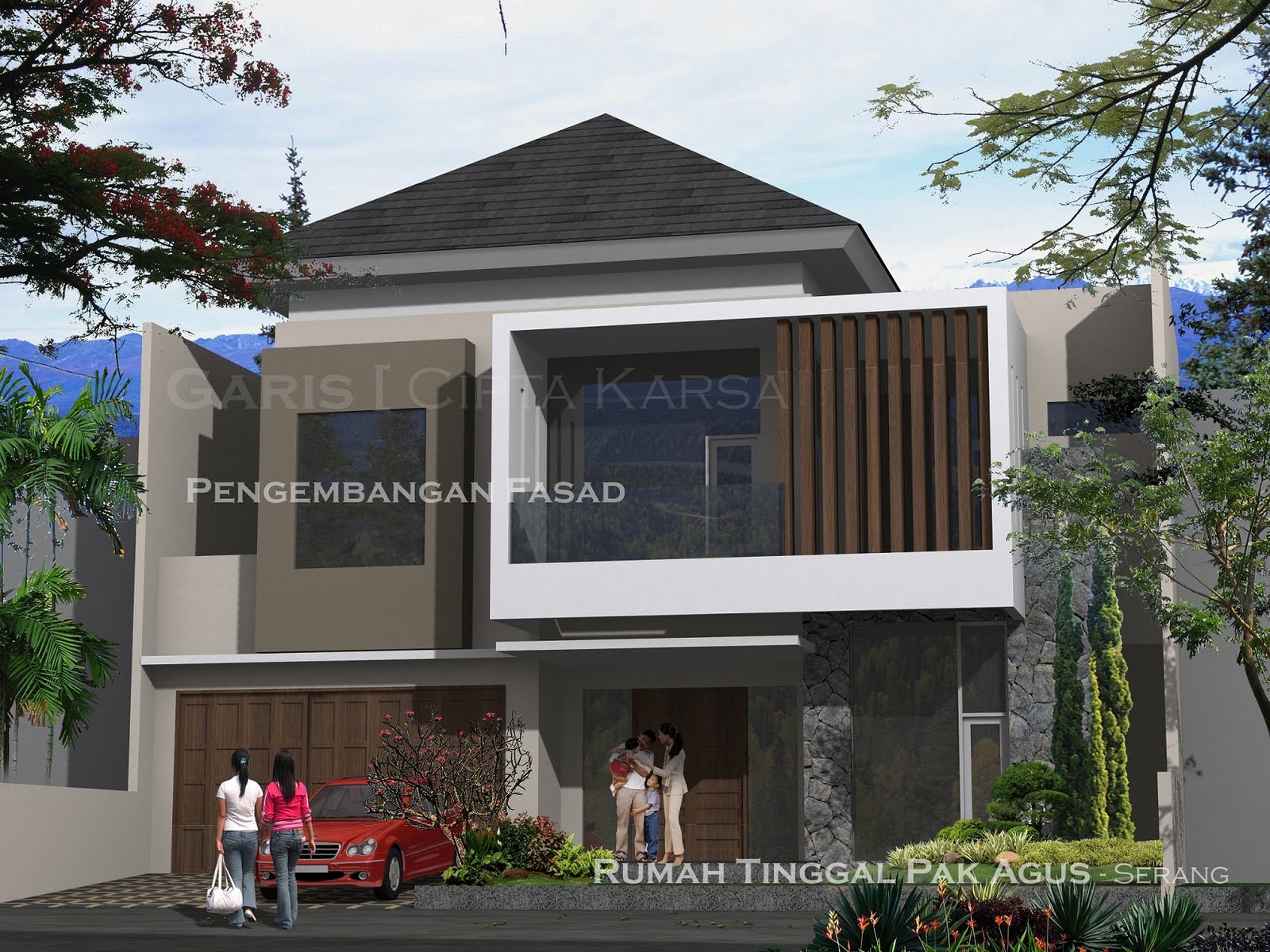 Contoh Gambar Rumah Minimalis 2 Lantai Desain Rumah Minimalis