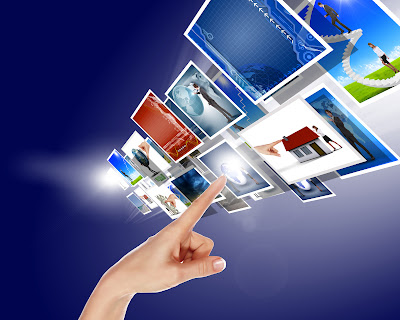  background, blue, business, communication, computers, data, definition, digital, display, hi-tech, high, images, industry, internet, media, panels, screens, technology, touching hand, tv, video, wall, wireless