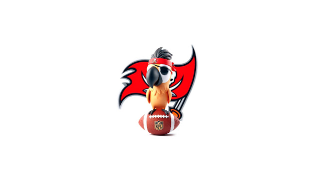 Tampa Bay Buccaneers 3D Cute Parrot Ai Generated HD Wallpaper