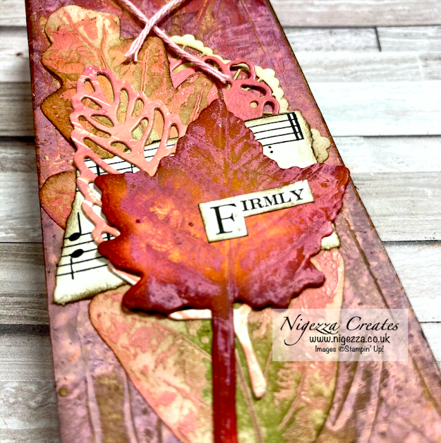 Leaf Printing With My Gel Plate & Stampin' Up! Intricate Leaves