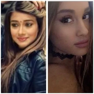 kemiripan antara tina dutta ichcha uttaran dengan ariana grande