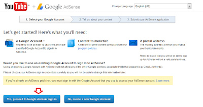 Tutorial Cara Mendaftar Adsense via Youtube 2015