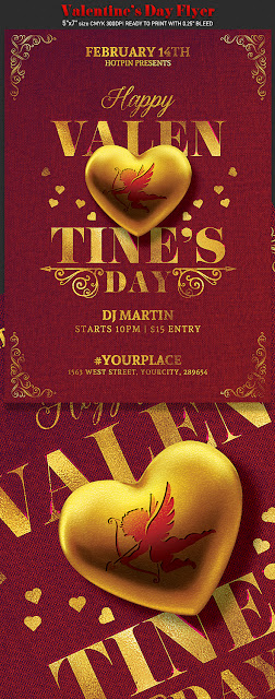  Valentines Day Flyer Template