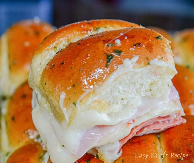 SIMPLE AND SUPER EASY ITALIAN SLIDER RECIPE