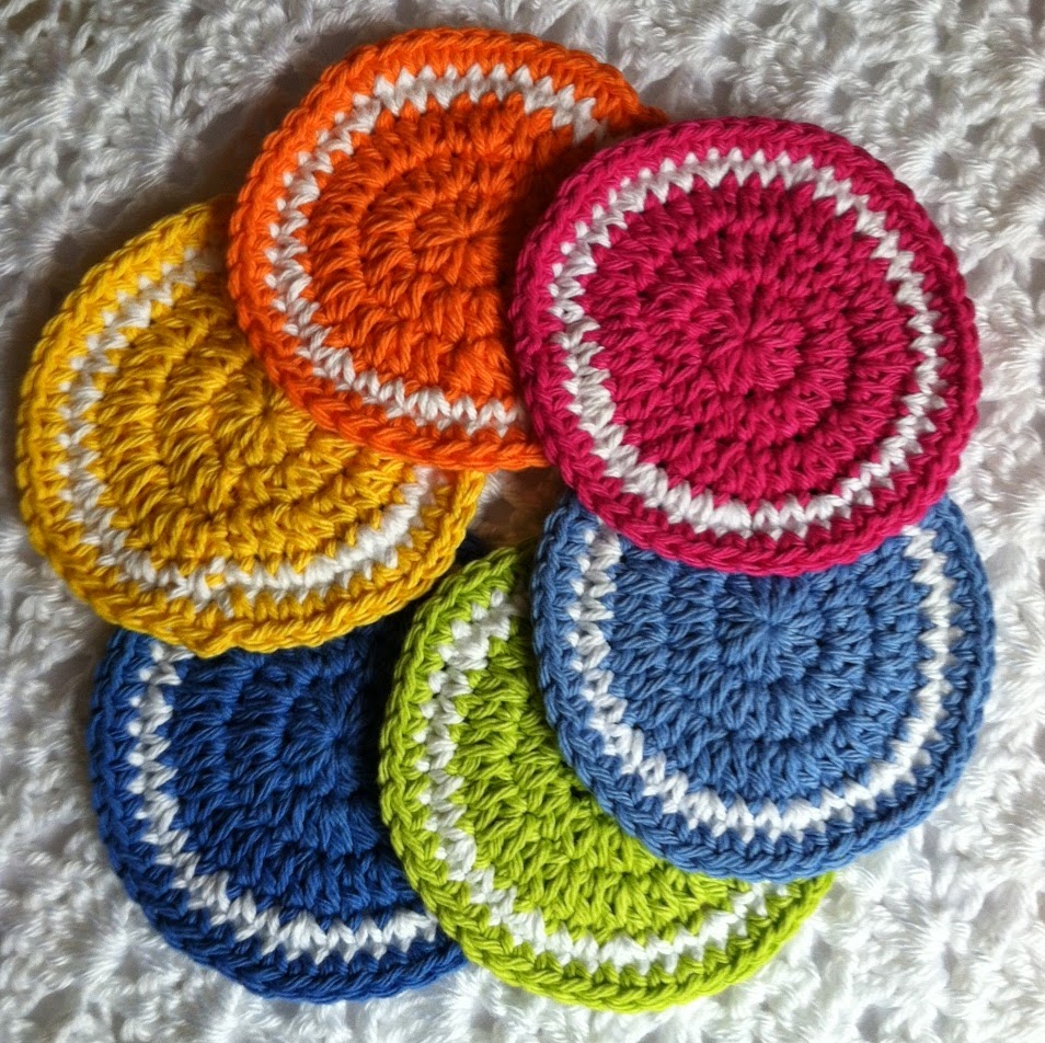 Lakeview Cottage Kids: FREE Crochet Coaster Pattern! "Colors of the