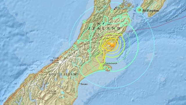 A Powerful Magnitude 7.8 Earthquake Strikes New Zealand, According To The USGS .