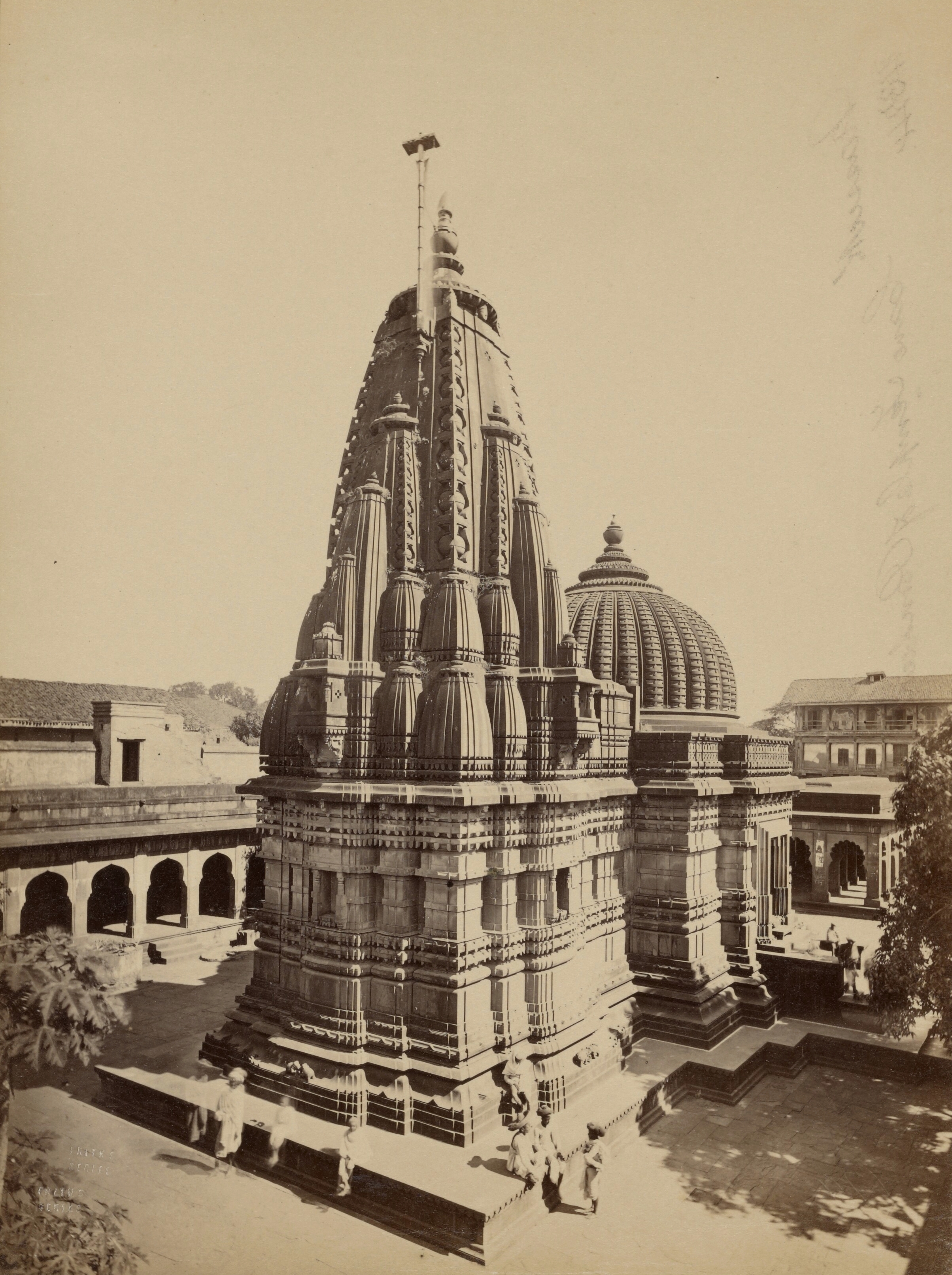 Kalaram Hindu Temple (Lord Rama), Nashik (Nasik), Maharashtra, India | Rare & Old Vintage Photos (1865)