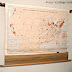 Vintage Schoolhouse Map and Our Grand Opening