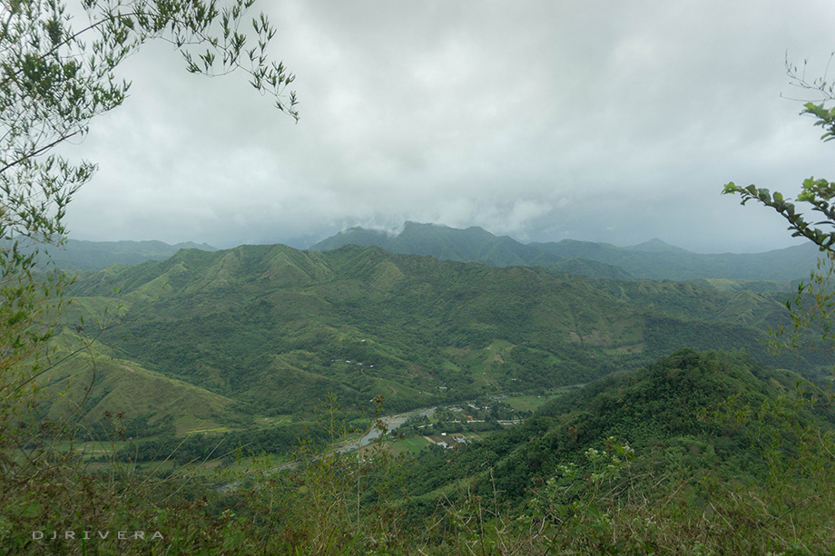 View of other hills from halfway to Maynoba summit