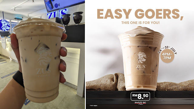 Promosi Buttercream Latte Zus Coffe Dengan Harga RM8.90 Sahaja Untuk Waktu Terhad
