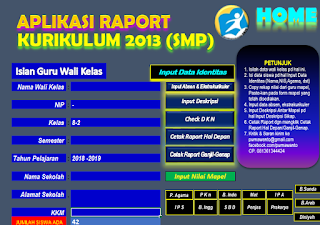  Pada kesempatan kali ini aku akan mengembangkan mengenai Aplikasi Raport Sekolah Menengah Pertama Aplikasi Raport SMP/MTs Kurikulum 2013 Revisi 2017