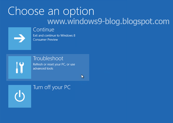  windows 8 troubleshoot