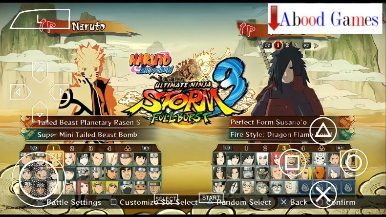 Download Naruto Shippuden Ultimate Ninja Storm 3 ppsspp iso