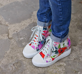 Ruco Line sneakers a fiori, Ruco Line floral sneakers, Fashion and Cookies, fashion blogger