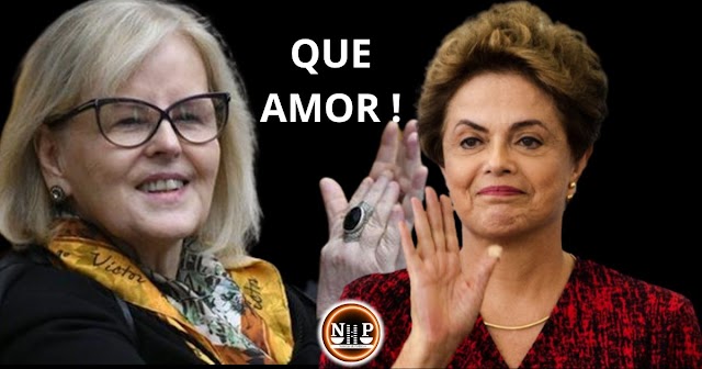 QUE AMOR !!  Rosa Weber vota contra inelegibilidade de Dilma Rousseff