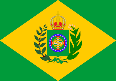 Bandeira do Império do Brasil.