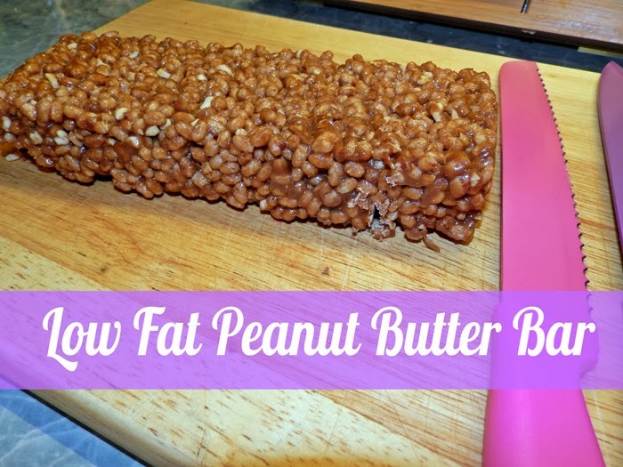 low fat peanut butter bar