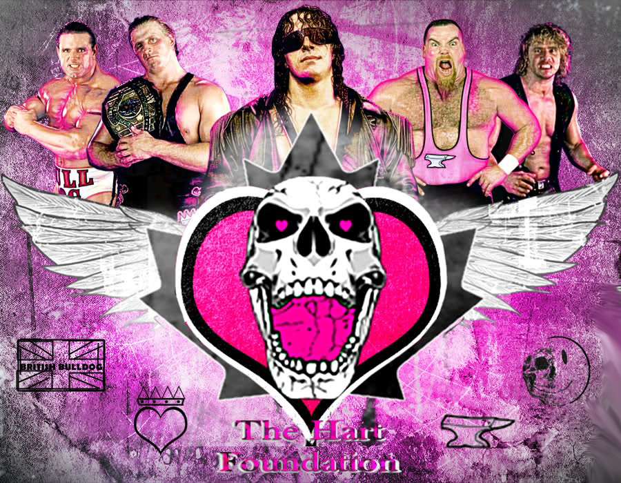 The Hart Foundation Pink Wallpaper Monday July 11 2011 Posted by DesiGuy 