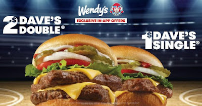 Wendy's $1 Dave's Single and $2 Dave's Double deal.