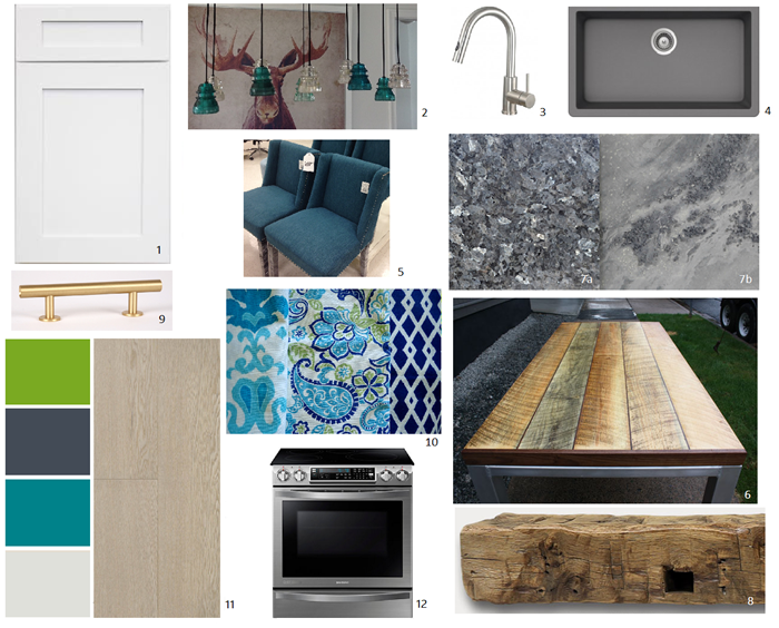 kitchen mood board with numbers revised oct20-17