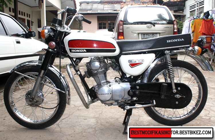  Honda  CB  100  1975 Gambar Modifikasi  Motor  Terbaru