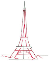 Moët: How to draw the Eiffel Tower