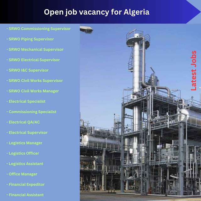 Open job vacancy for Algeria