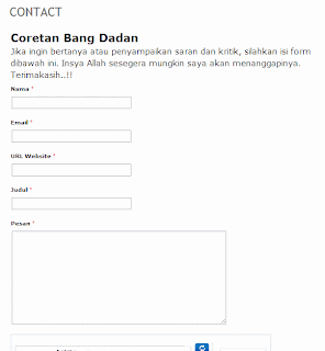 Membuat Contact Blog dengan Emailform