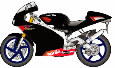 Aprilia RS 125 art work design graphics