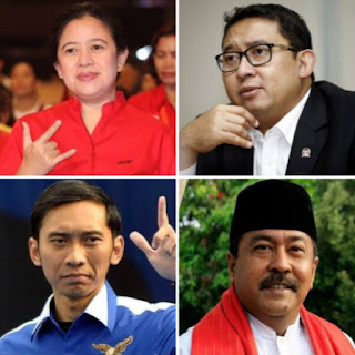 Puan, HNW, Rano Karno, Ibas, Fadli Zon, Peraih Suara Terbanyak DPR RI se-Indonesia