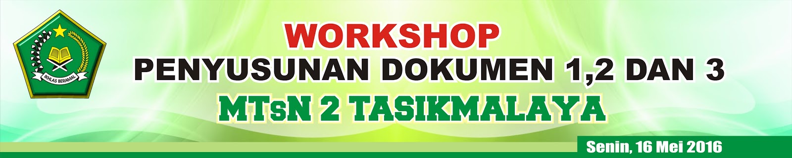 Download Contoh Spanduk Workshop  cdr KARYAKU