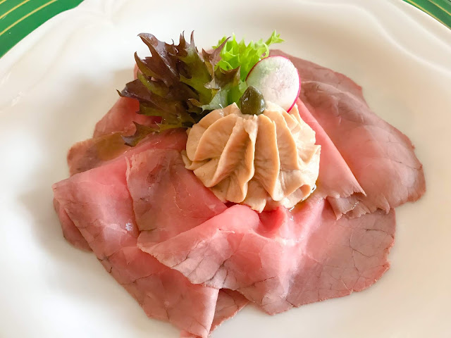 Vitello Tonnato served at Marchesi di Barolo. Photo by Nicole Ruiz Hudson