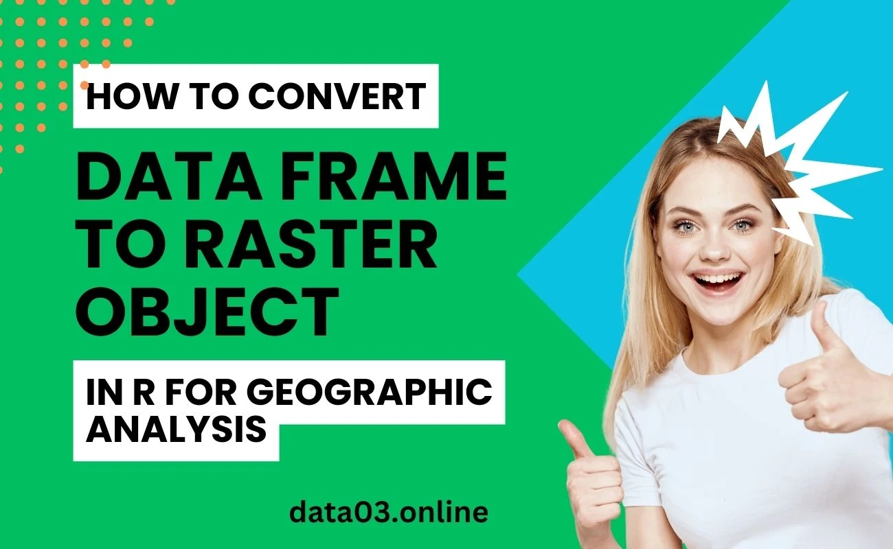How to Convert Data Frame to Raster Object in R
