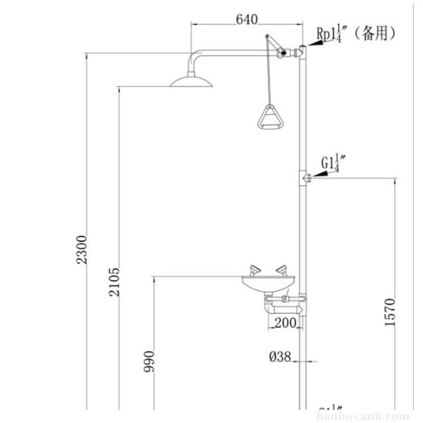 bồn rửa mắt khẩn cấp