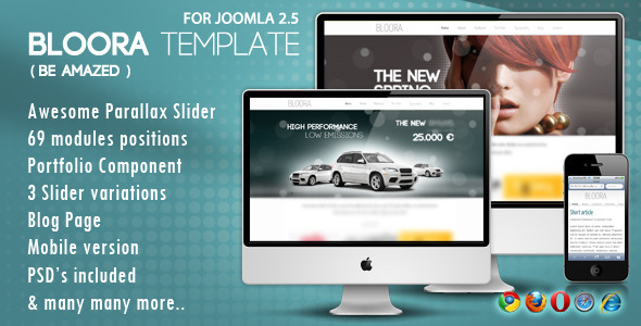Bloora Template for Joomla - Joomla CMS Themes
