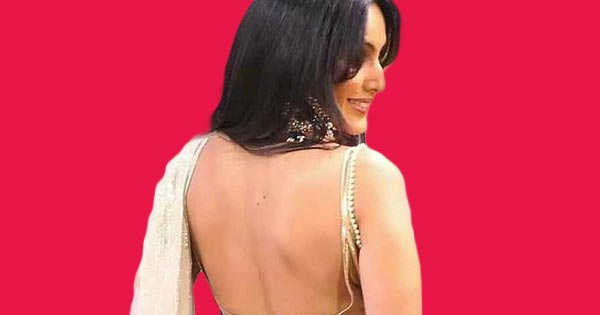 indian tv actress backless red carpet