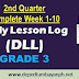 New! 2nd Quarter Daily Lesson Log (DLL) - Grade 3, SY 2019-2020