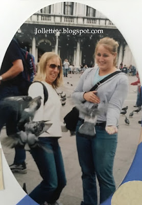 Venice 2004 Jordan and Zoe feeding birds  https://jollettetc.blogspot.com