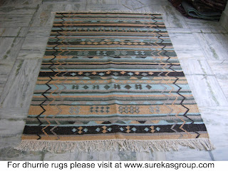 dhurrie rug manufactured in india