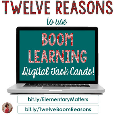 Twelve Reasons to Use Boom Learning Digital Task Cards: Do you want to make teaching easier for you and fun for the students? Here are 12 ways!