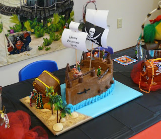 Amazing Pirates Birthday Cake