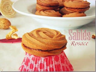 Recette des Sablés rosace au chocolat