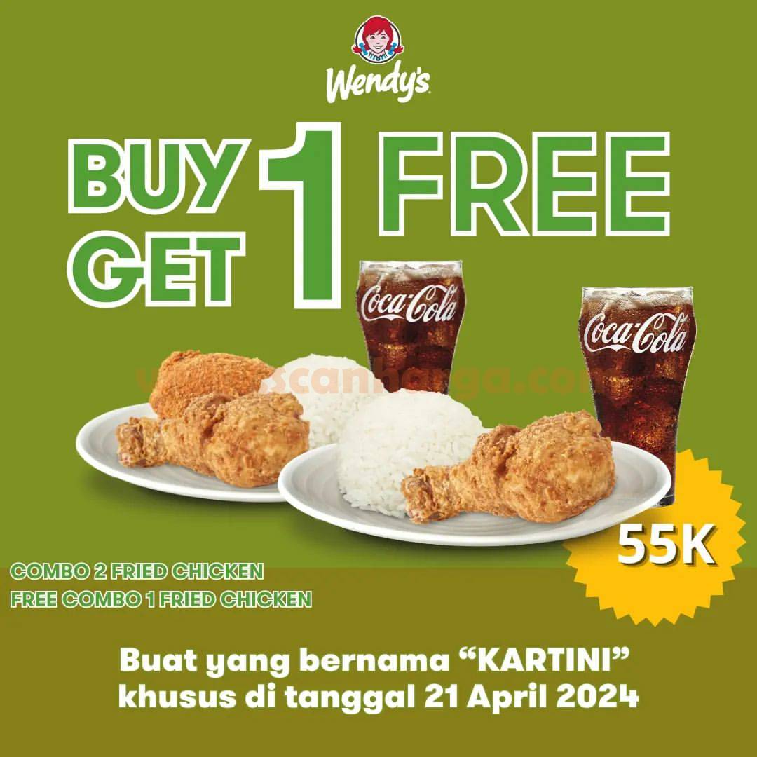 Promo WENDYS KARTINI DAY Spesial BELI 1 GRATIS 1