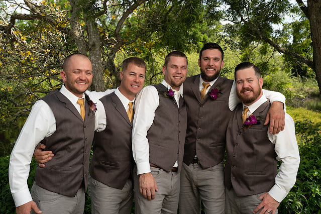 groomsmen portrait at Shadowood Farms wedding in Palm City Florida photo by Houghton Photography