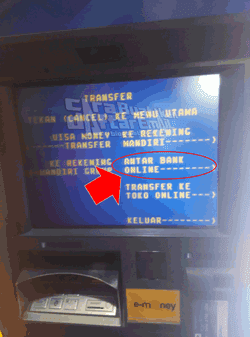 cara transfer uang lewat ATM Mandiri ke BRI