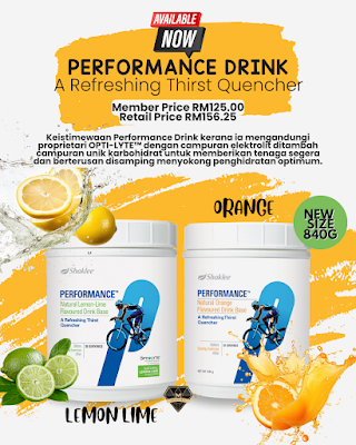 Produk Info : Performance Drink Shaklee